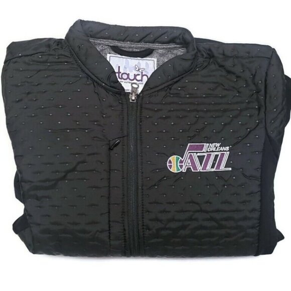Touch NBA Throwback New Orleans Jazz Lead Off Jacket Womens Medium Slim Fit - Picture 8 of 8